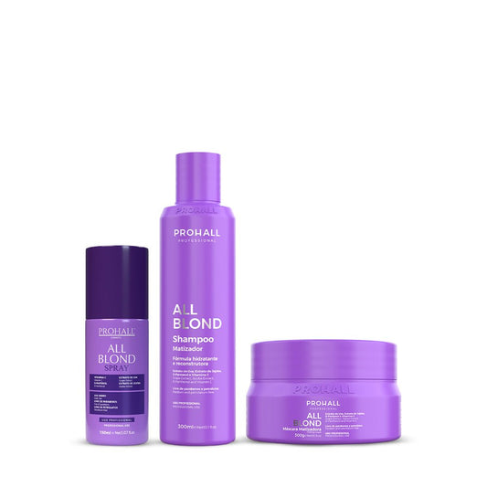 Kit All Blond Manutenção e Nutrição para Loiros - Prohall