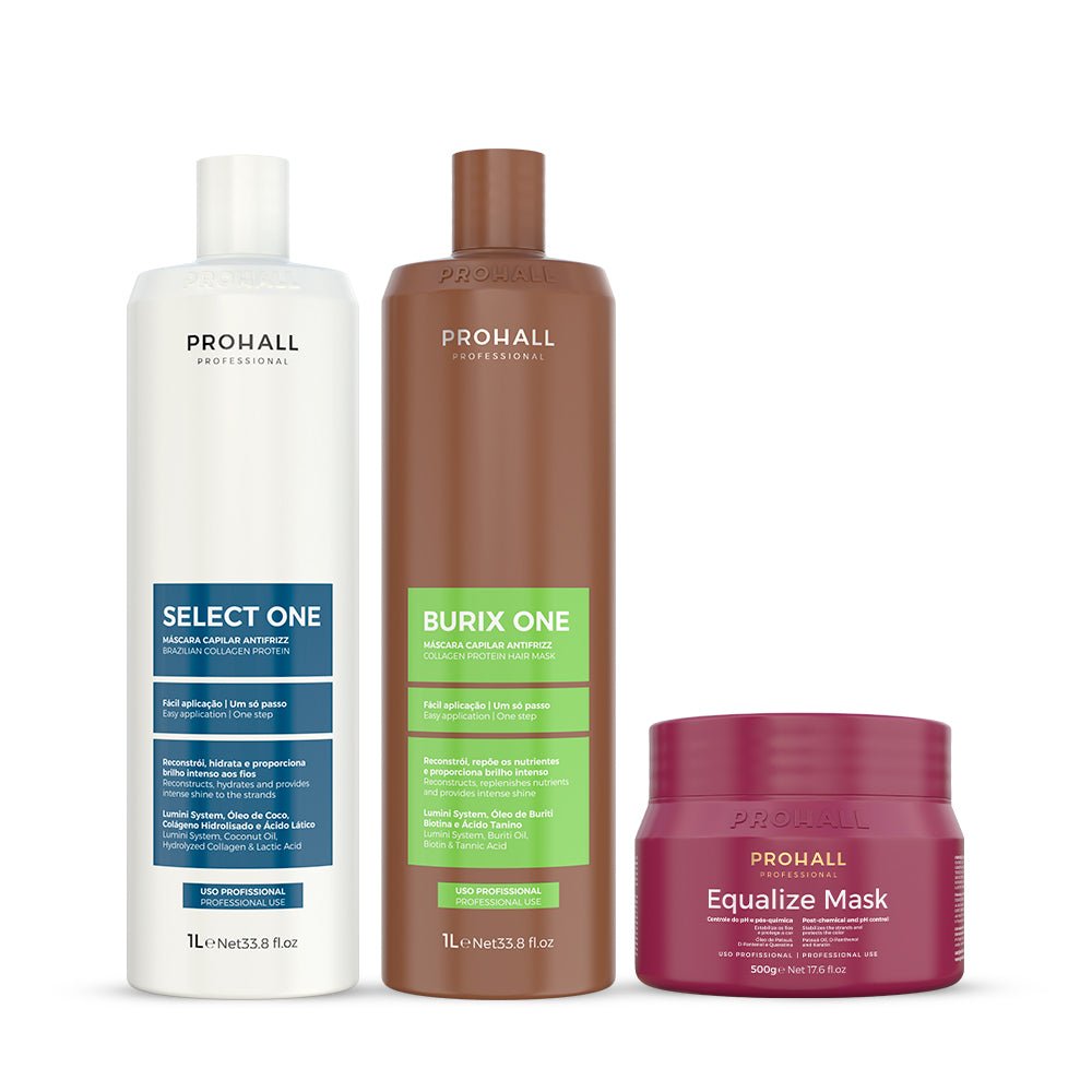 Kit Antifrizz 1L + Equalize Mask 500g - Prohall
