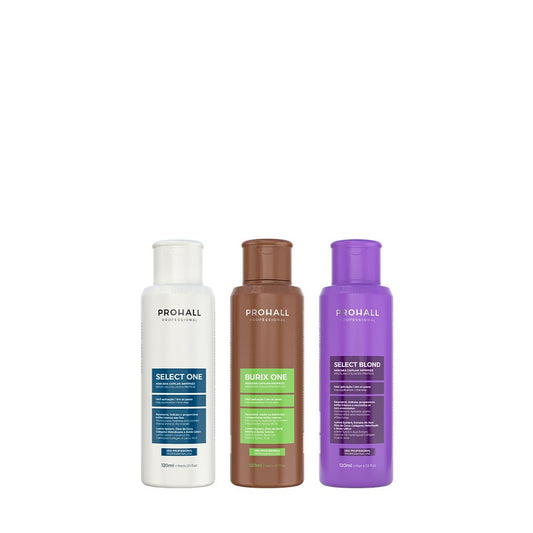 Kit Antifrizz Completo: Matização, Brilho e Reparação - Prohall