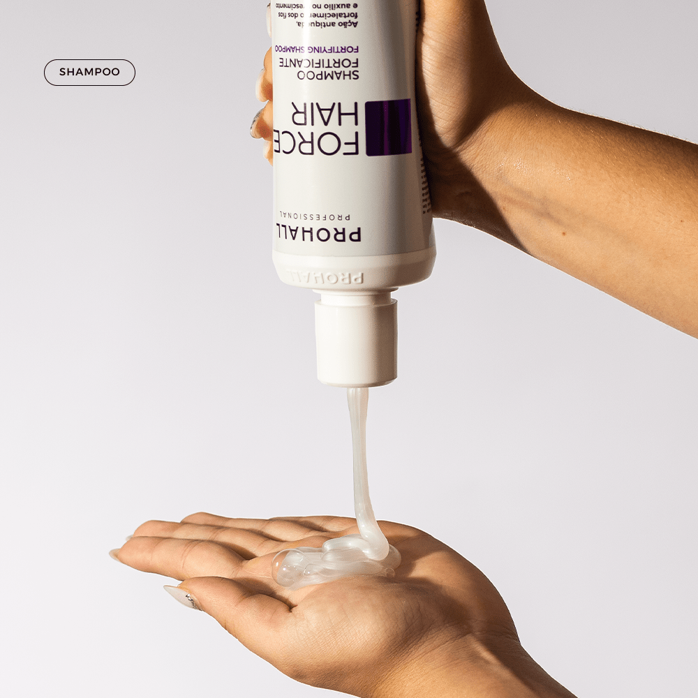 Kit Crescimento Capilar Acelerado: Shampoo + Máscara Fortificante | Force Hair - Prohall