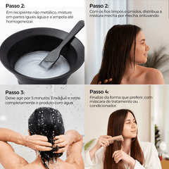 Kit Cronograma Capilar Premium com 3 Ampolas - Prohall