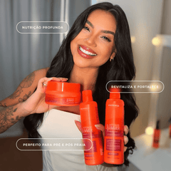 Kit de Tratamento com Proteção Térmica: para sol, agua e o dia a dia: Intense Summer - Prohall
