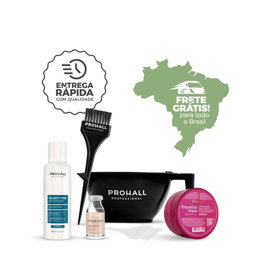 Kit Essencial Prohall: Select One + Ampola + Máscara - Prohall