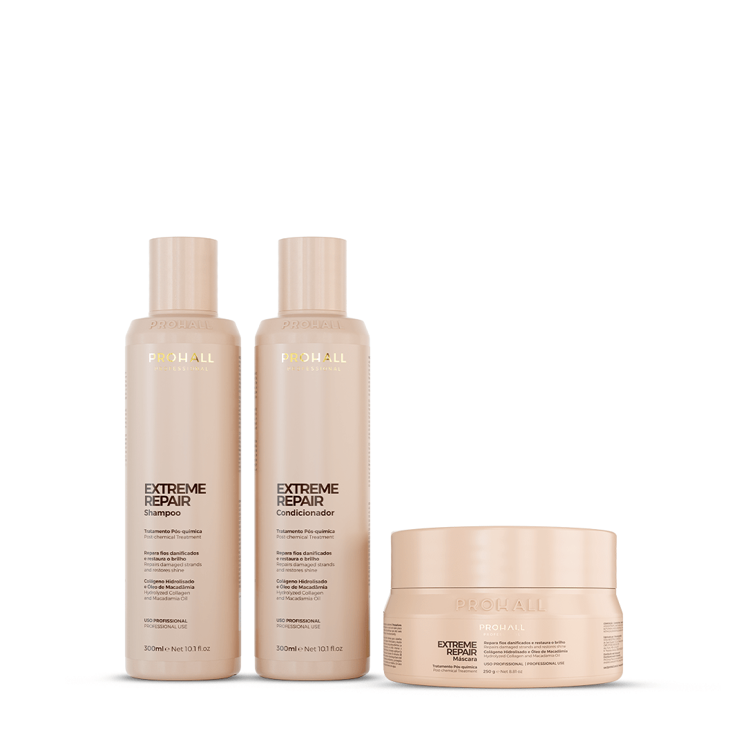 Kit Extreme Repair Home Care Extrato de Macadâmia - Prohall