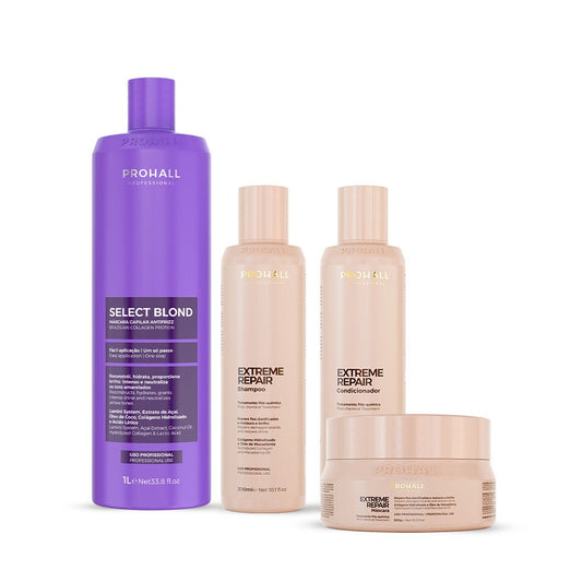 Kit Extreme Repair +Select Blond 1L - Prohall