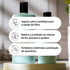 Kit Fortificante que Engrossa, Protege e dá Densidade ao Cabelo - Prohall