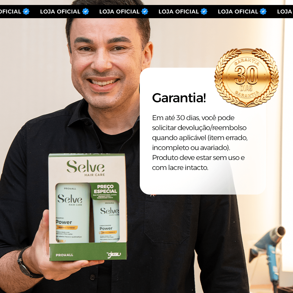 Kit Fortificante que Engrossa, Protege e dá Densidade ao Cabelo - Prohall