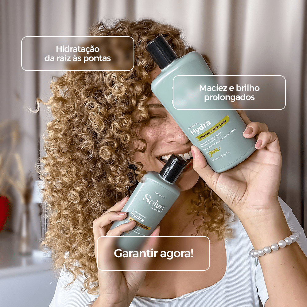Kit Hidratante Diário para Fios Leves, Sedosos e Saudáveis - Prohall