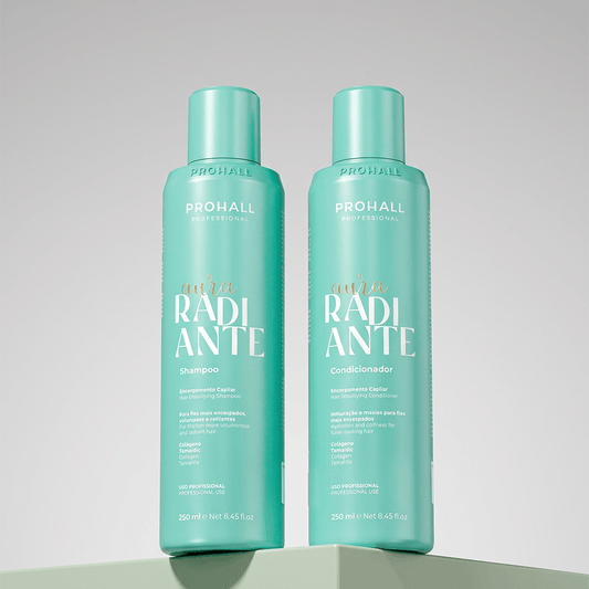 Kit Limpeza Hidratação e Encorpamento Shampoo e Condicionador - Aura Radiante - Prohall