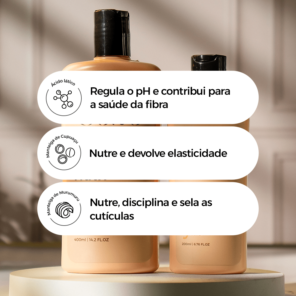 Kit Nutritivo que Disciplina e dá Vida Nova aos Fios Secos e Sem Brilho - Prohall