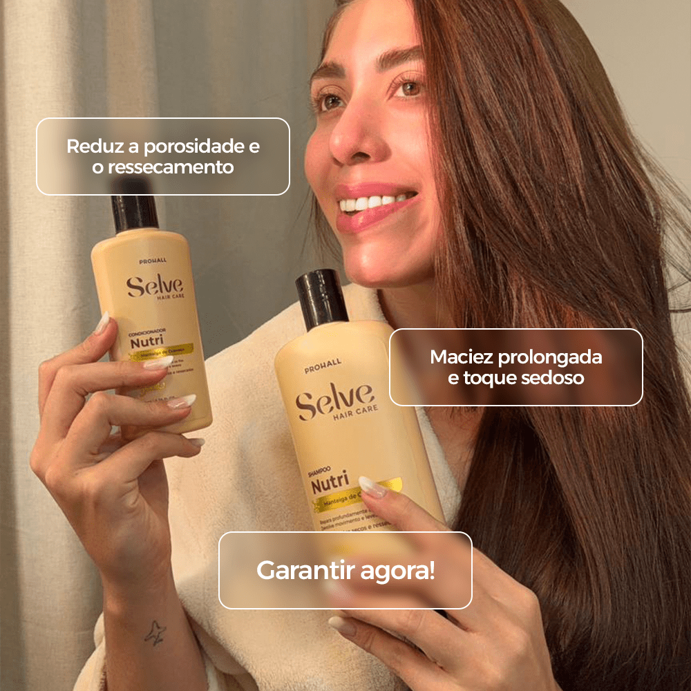 Kit Nutritivo que Disciplina e dá Vida Nova aos Fios Secos e Sem Brilho - Prohall