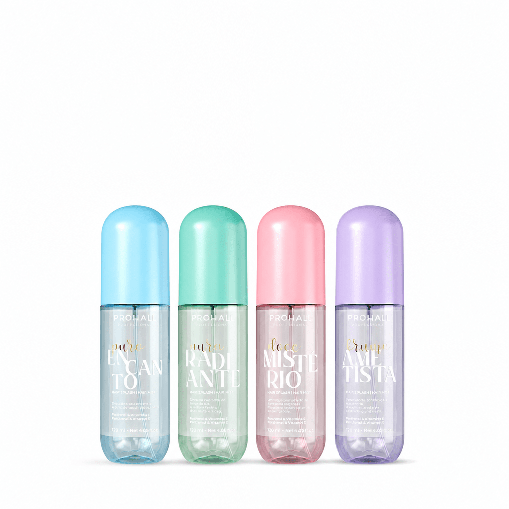Kit Perfume Capilar Hair Splash 4 unidades - Prohall