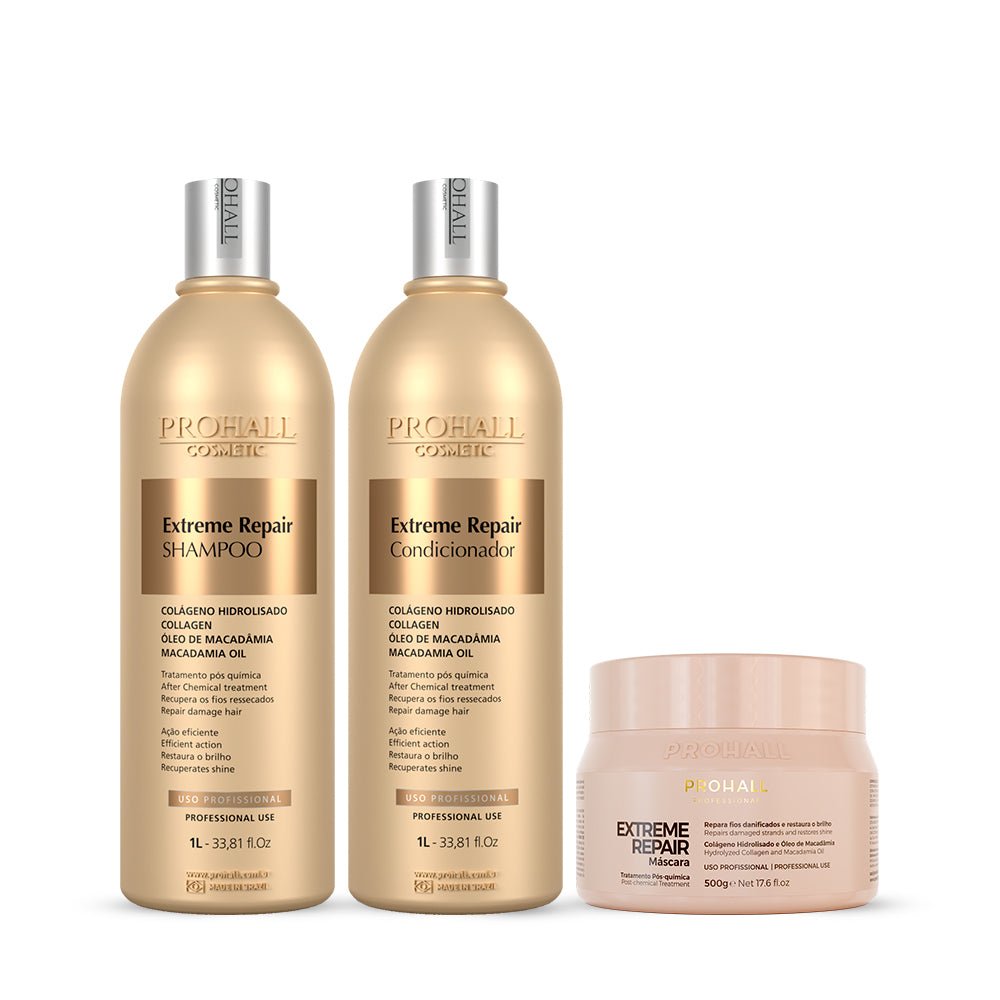Kit Profissional Ultra Nutritivo Extreme Repair - Prohall