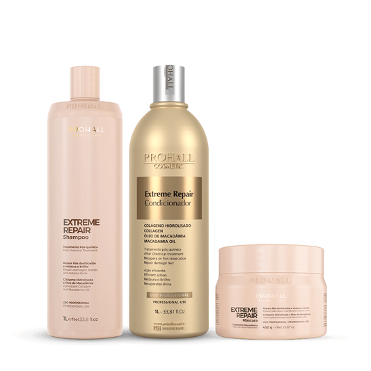 Kit Profissional Ultra Nutritivo Extreme Repair - Prohall