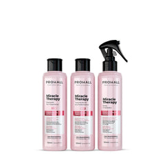 Kit Reestruturação Capilar Organic Miracle Therapy Liss - Passo 1, 2 e 3 120ml - Prohall