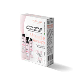 Kit Reestruturação Capilar Organic Miracle Therapy Liss - Passo 1, 2 e 3 120ml - Prohall