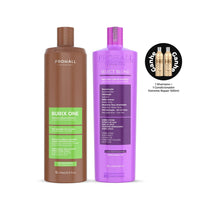 Kit Reestruturação Molecular Tanino Orgânica Burix One 1L + Select Blond 1L - Prohall