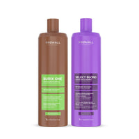 Kit Reestruturação Molecular Tanino Orgânica Burix One 1L + Select Blond 1L - Prohall