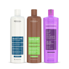 Kit Reestruturação Molecular Tanino Orgânica Burix One 1L + Select One 1L + Select Blond 1L - Prohall
