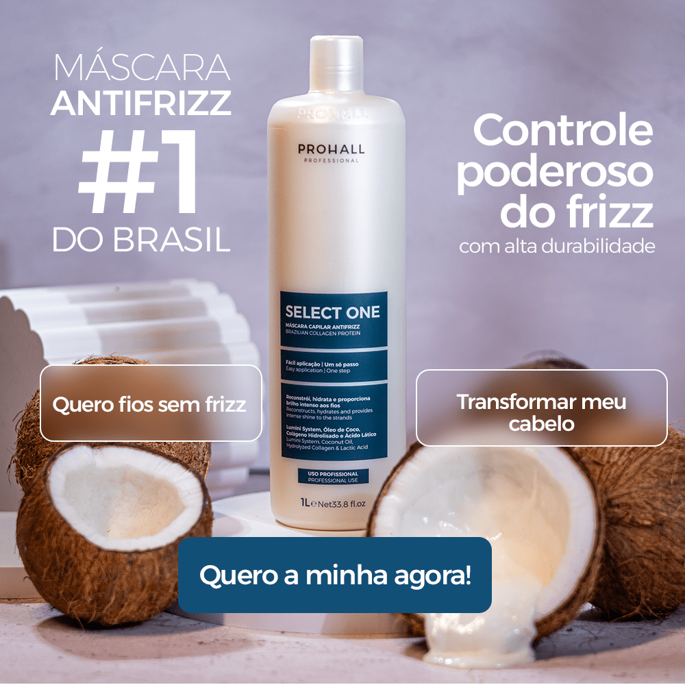 Kit Reestruturação Molecular Tanino Orgânica Burix One 300ml + Select One 300ml - Prohall