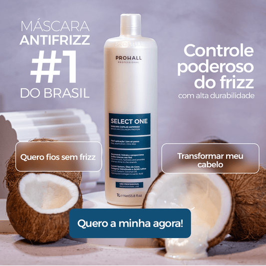 Kit Reestruturação Molecular Tanino Orgânica Burix One 300ml + Select One 300ml - Prohall