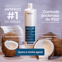 Kit Reestruturação Molecular Tanino Orgânica Burix One 300ml + Select One 300ml - Prohall