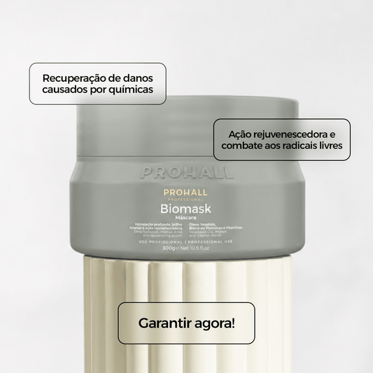Kit Ultra Hidratante Biomask Home Care + Ampola - Prohall