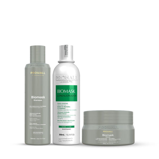 Kit Ultra Hidratante Biomask Máscara 300g - Prohall