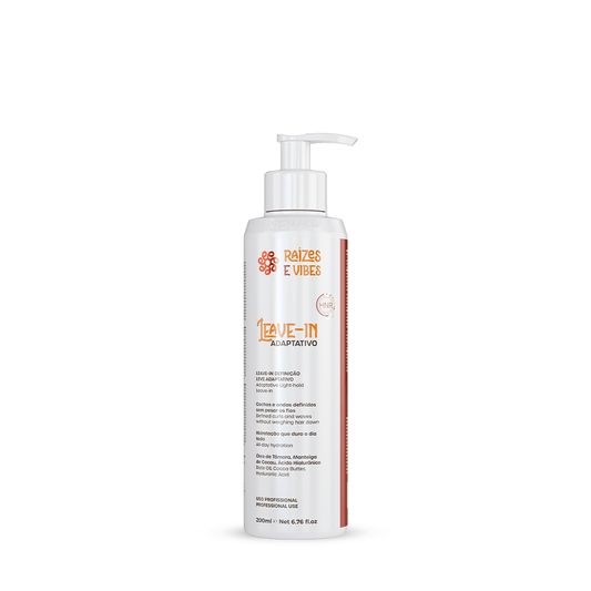 Leave - in Definição de Cachos e Proteção Solar 200ml - Raízes & Vibes - Prohall