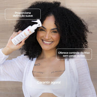 Leave-in Definição Hidratação e Proteção Solar Para Cachos 200ml - Raízes & Vibes - Prohall