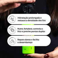 Leave - in Intense Control antifrizz imediato sem uso de calor - 120ml - Prohall