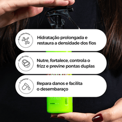 Leave - in Intense Control antifrizz imediato sem uso de calor - 120ml - Prohall