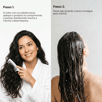 Leave - in Intense Night reparação noturna para cabelos danificados - 120ml - Prohall
