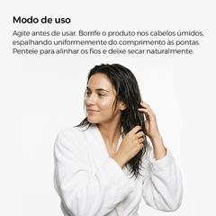 Leave-In Secar sem Frizz: Controle de Frizz e Proteção Sem Uso de Secador 200ml - Prohall