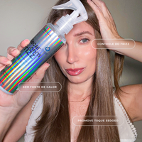 Leave-In Secar sem Frizz: Controle de Frizz e Proteção Sem Uso de Secador 200ml - Prohall