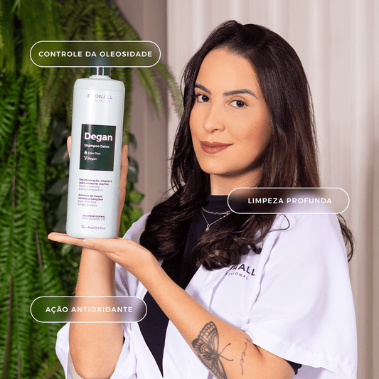 Limpeza Profunda que Desintoxica o Couro Cabeludo | Degan 1L - Prohall
