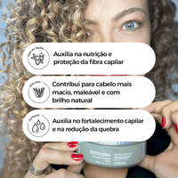 Máscara Capilar para Fios Finos Reposição de Massa, Volume e Brilho Encorpax Prohall 300g - Prohall