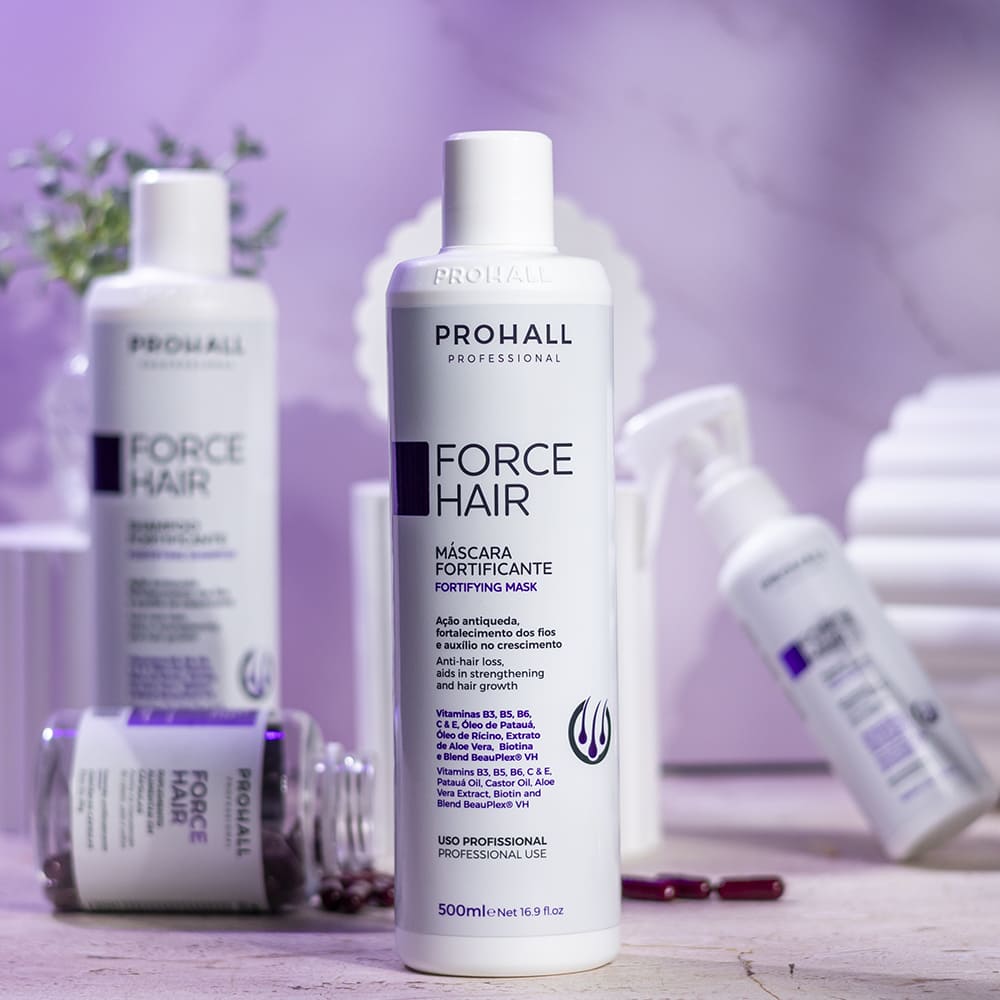 Máscara De Crescimento Fortificante Force Hair 500ml - Prohall