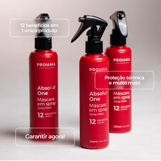 Máscara em Spray Absolut One 12 Benefícios em 1 200ml - Prohall