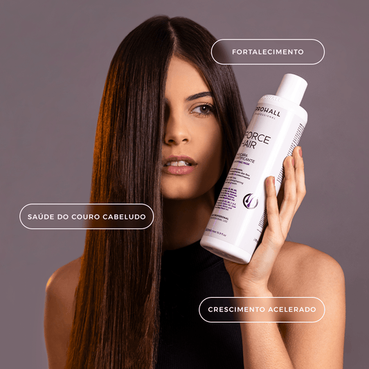 Máscara Fortificante de Crescimento Acelerado: Menos Queda | Force Hair 500ml - Prohall