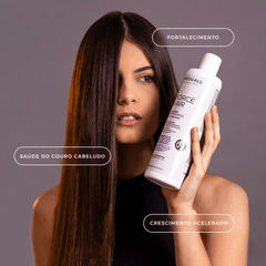 Máscara Fortificante de Crescimento Acelerado: Menos Queda | Force Hair 500ml - Prohall