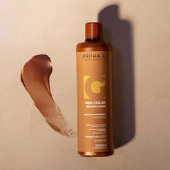 Máscara Matizadora Brown Gloss Efeito Morena Iluminada Caramelo 500ML - Prohall