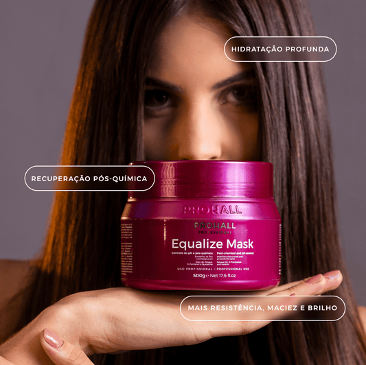 Máscara Neutralizadora de pH Anti Porosidade: Fim da Quebra | Equalize Mask 500g - Prohall