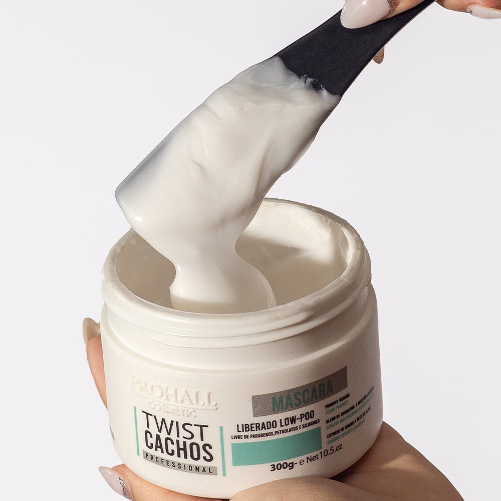Máscara Ultra Hidratante Low Poo Twist Curls 300g - Prohall