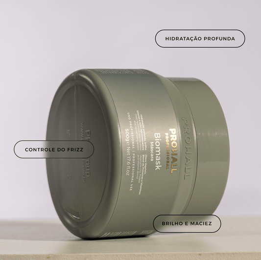 Máscara Ultra Hidratante: Reparação Profunda e Brilho Imediato | Biomask 500g - Prohall