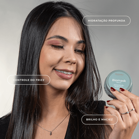 Mini Máscara Ultra Hidratante: Brilho e Maciez Imediata | Biomask 50g - Prohall
