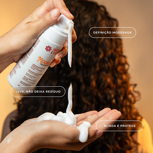 Mousse de Cachos: Blinda Contra o Frizz | Raízes & Vibes 150ml - Prohall