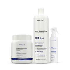 Nandho - Kit Descoloração Profissional com Proteção - Prohall