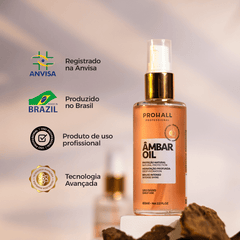Óleo Finalizador Ambar oil Elixir de proteção 60ml - Prohall