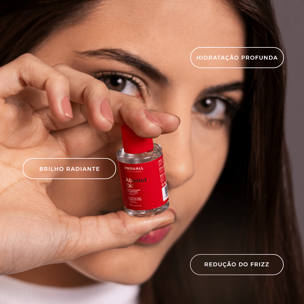 Óleo Reparador de Pontas Sérum Absolut Oil Caixa Com 12 x 7ml - Prohall